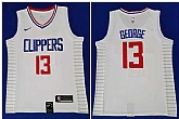 Clippers 13 Paul George White City Edition Nike Swingman Jersey,baseball caps,new era cap wholesale,wholesale hats